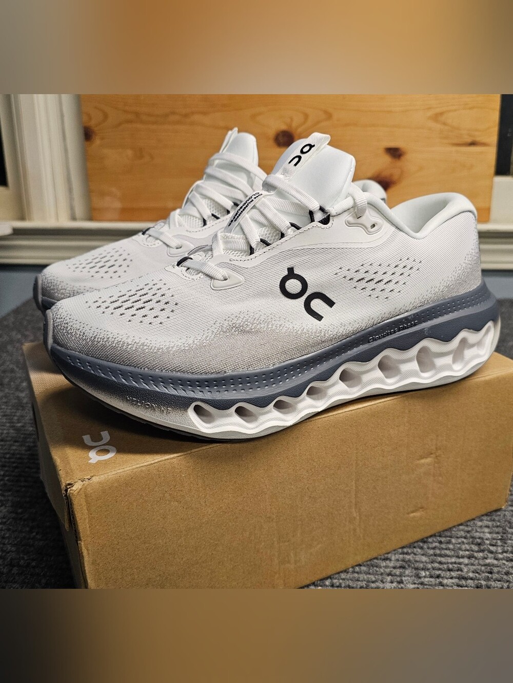 On Running Cloudnova Men’s Athletic Shoes - White & Gray